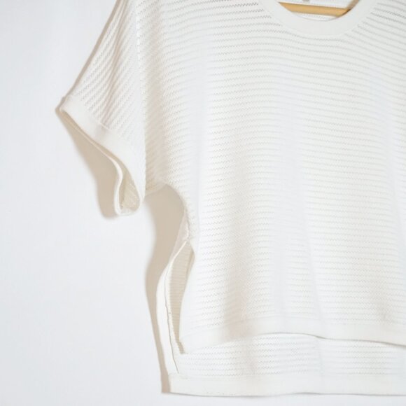 Babaton Ribbed Short Sleeve Sweater small - Picture 2 of 2